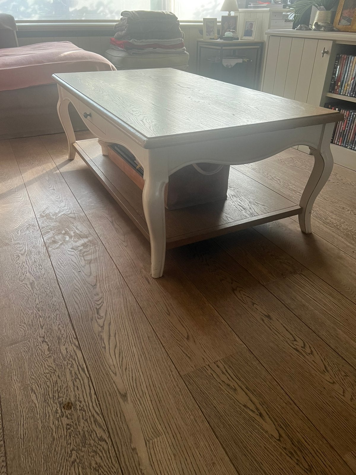 Salontafel, Huis en Inrichting, Ophalen, Gebruikt, 100 tot 150 cm, Eikenhout