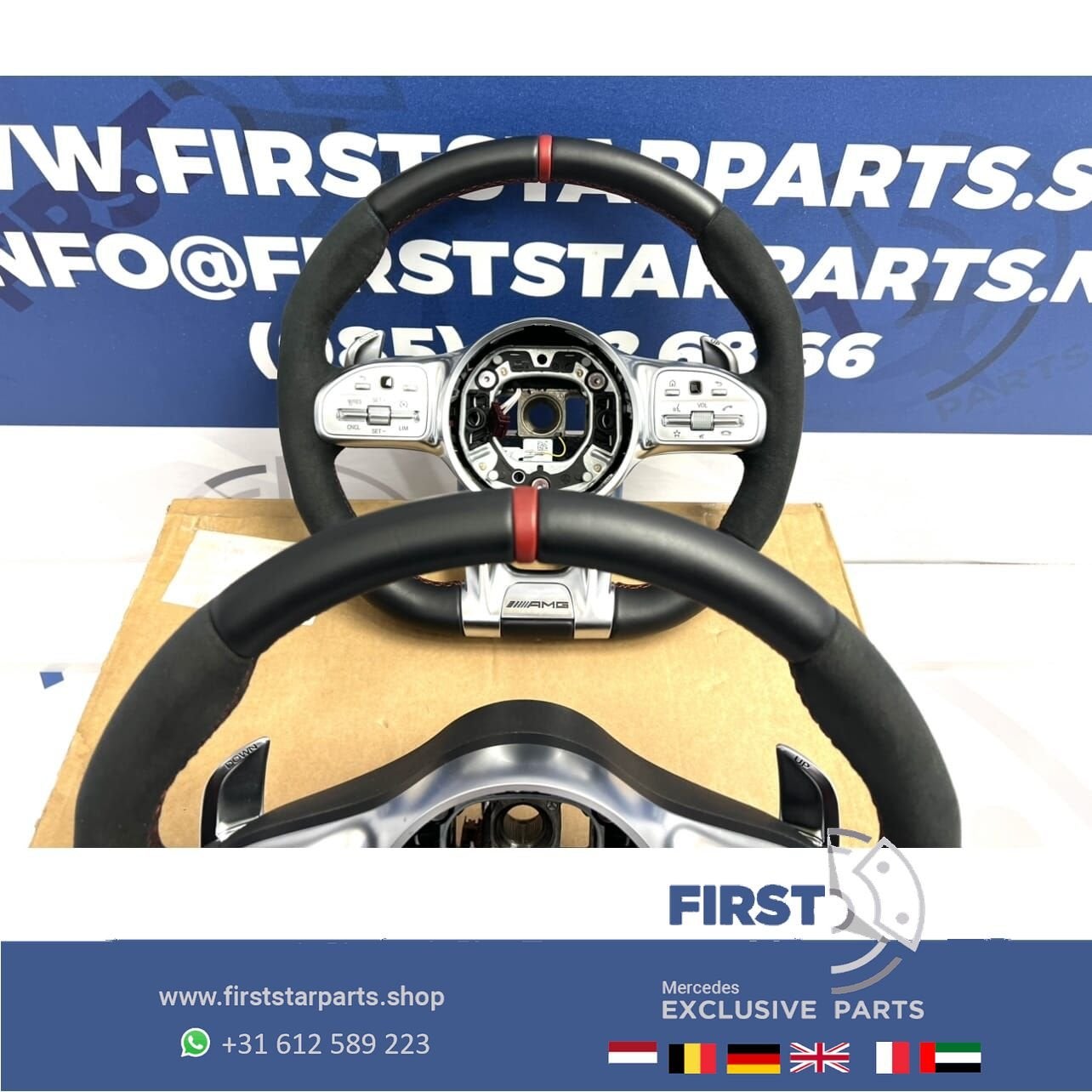 2022 AMG STUURWIEL A35 A45 CLA45 C63 E63 GLC63 GLE63 GT63 G6, Gebruikt, -, Ophalen of Verzenden, -