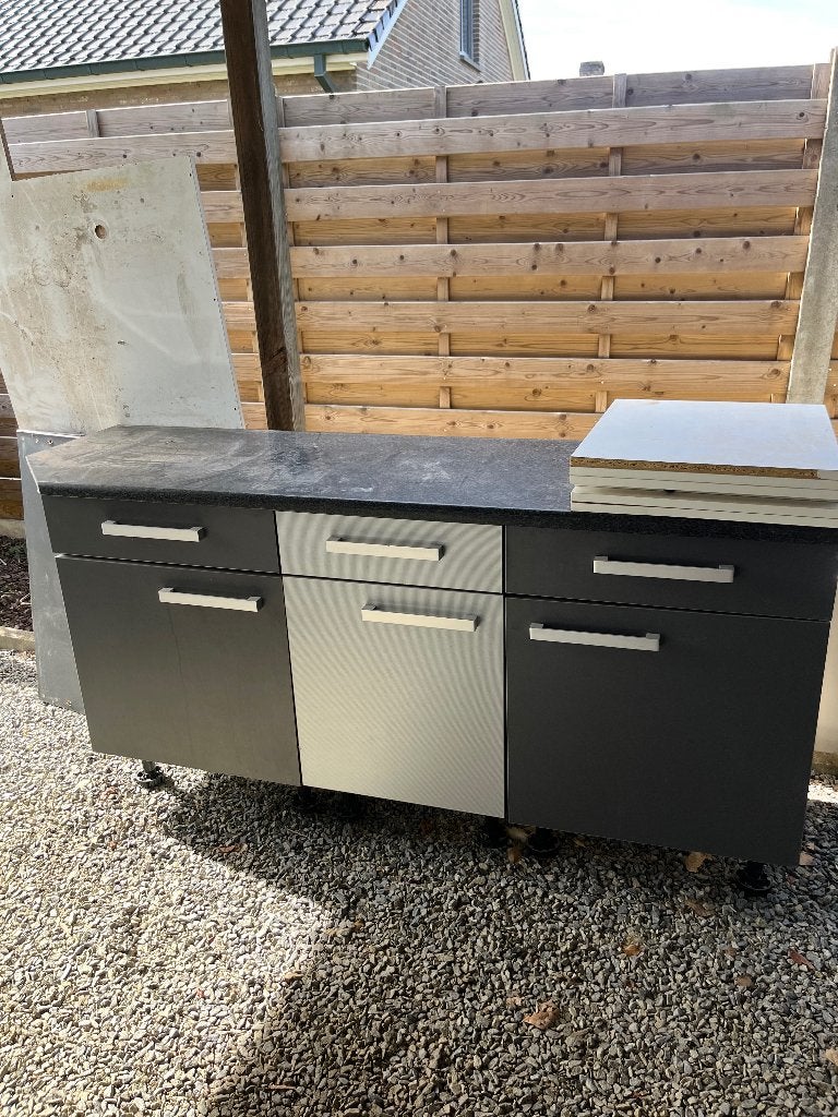 Werkbank graniet, Ophalen, Zo goed als nieuw, 170 cm of meer