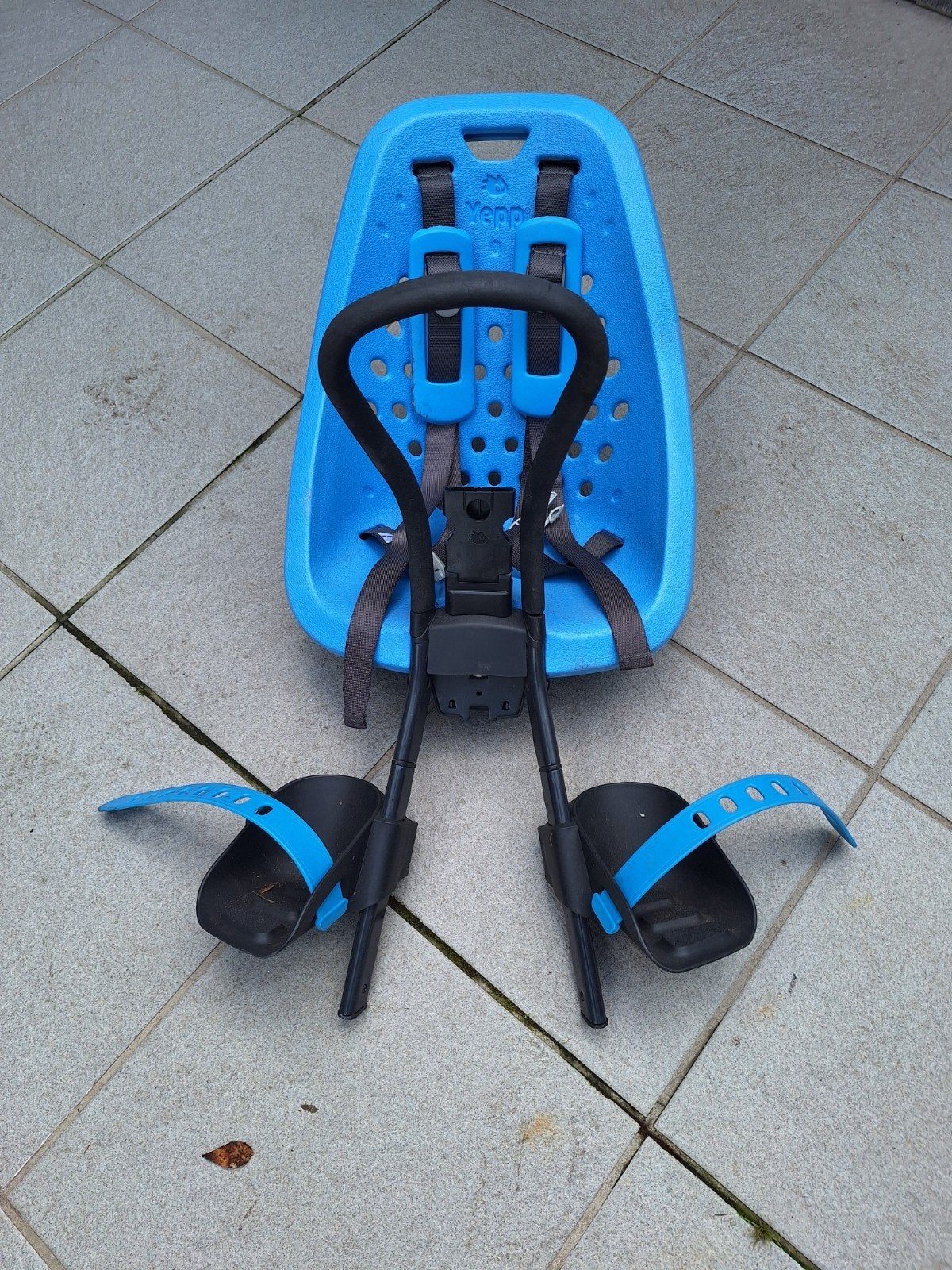 fietsstoeltje YEPP MAXI 22kg blauw, Siège avant, Repose-pieds, Enlèvement, GMG NU Thule