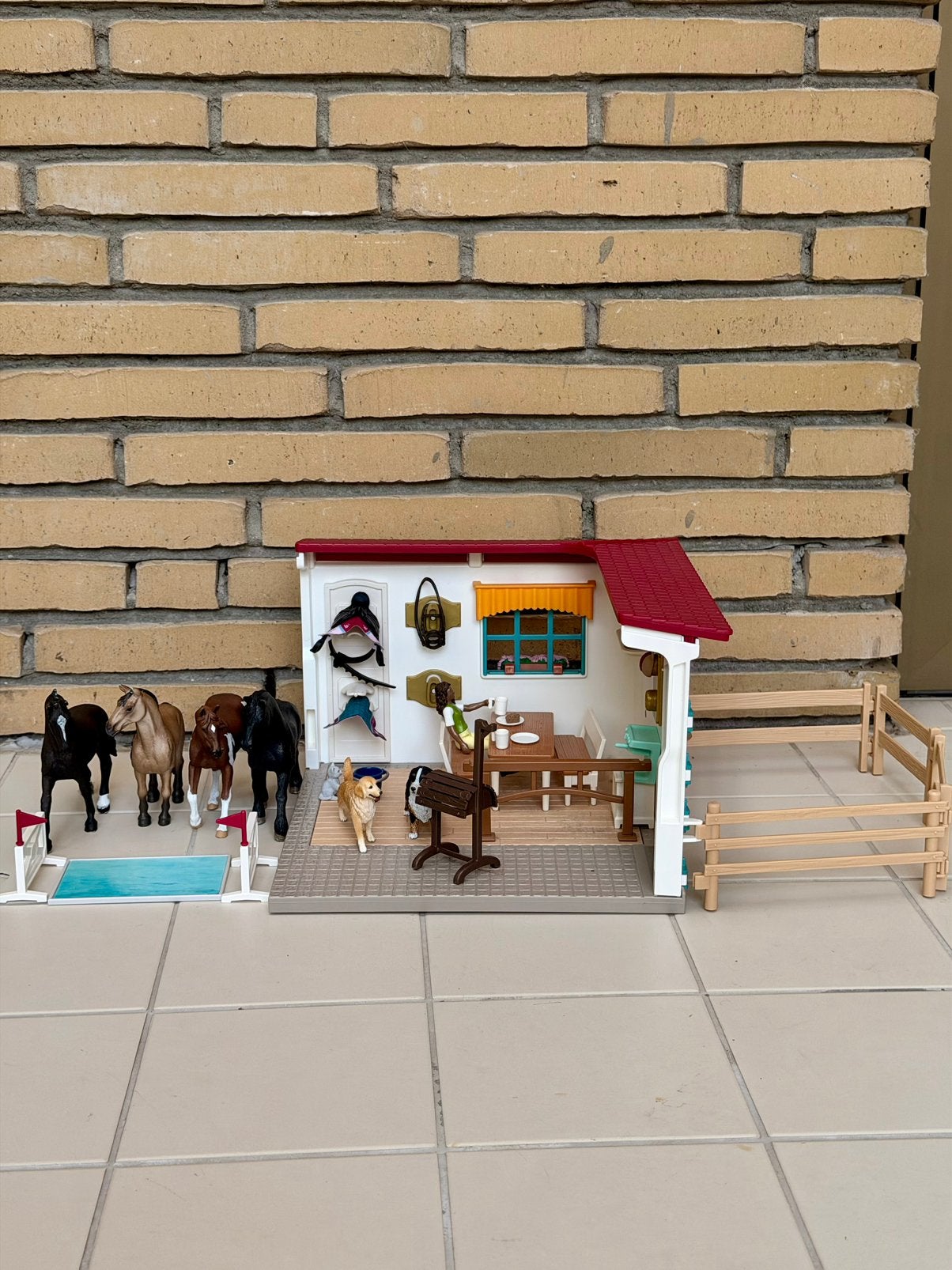 Set pour chevaux Schleich, Enlèvement ou Envoi, Comme neuf