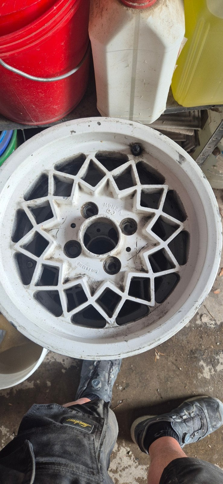 Oude monza rw velgen 13", Auto-onderdelen, Ophalen of Verzenden, Velg(en)