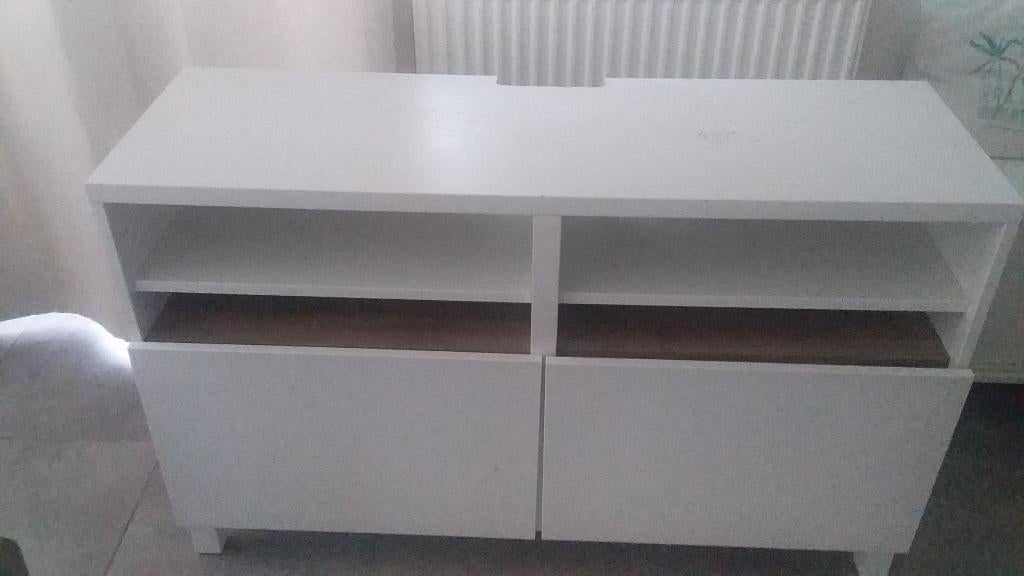 meuble tv ikea besta, Maison & Meubles, Armoires | Mobilier de télévision, Enlèvement, Utilisé