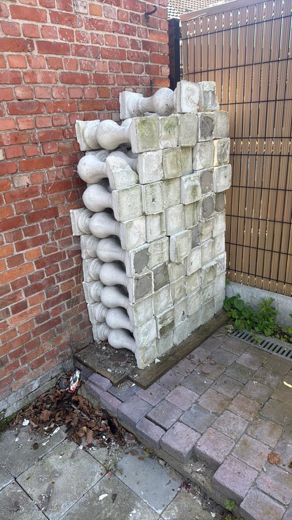 Sierpilaren wit, Huis en Inrichting, Woonaccessoires | Zuilen en Pilaren, Ophalen, Gebruikt