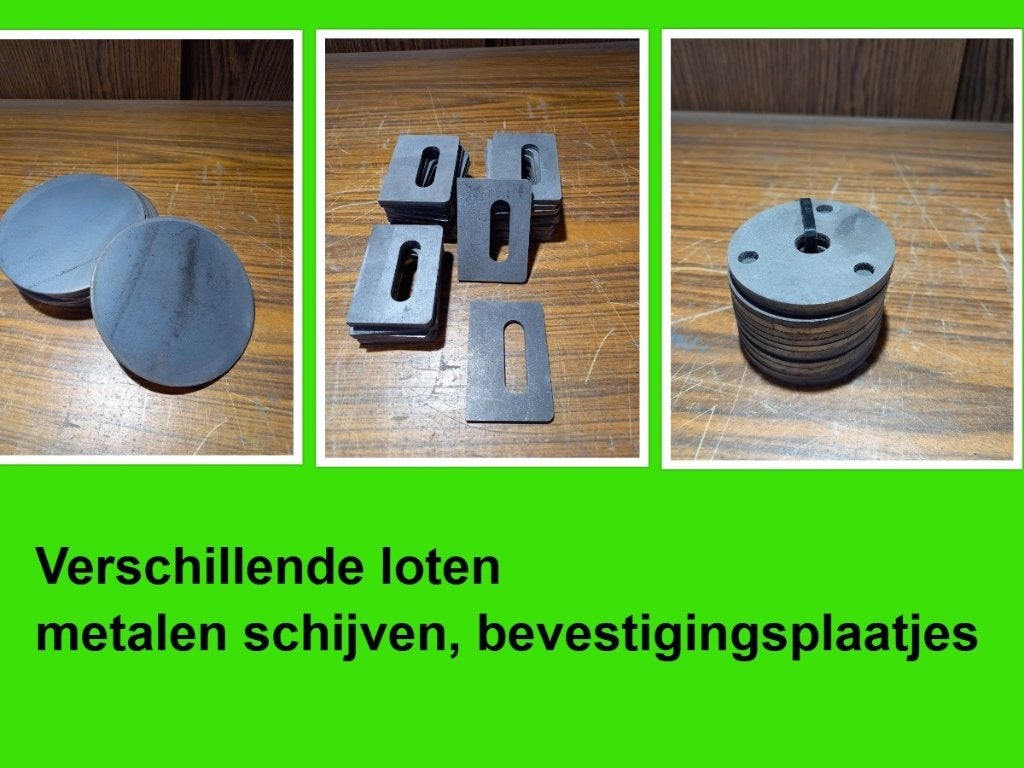 gleufplaten - ronde stalen schijven - bolle schijven, Doe-het-zelf en Bouw, Ophalen, Nieuw, Overige typen