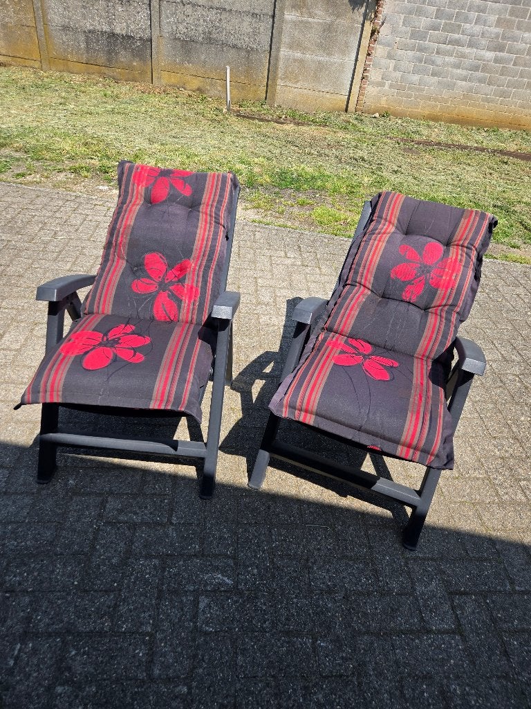 Ligstoelen Jordin, Ophalen, Nieuw, Kunststof, Verstelbaar