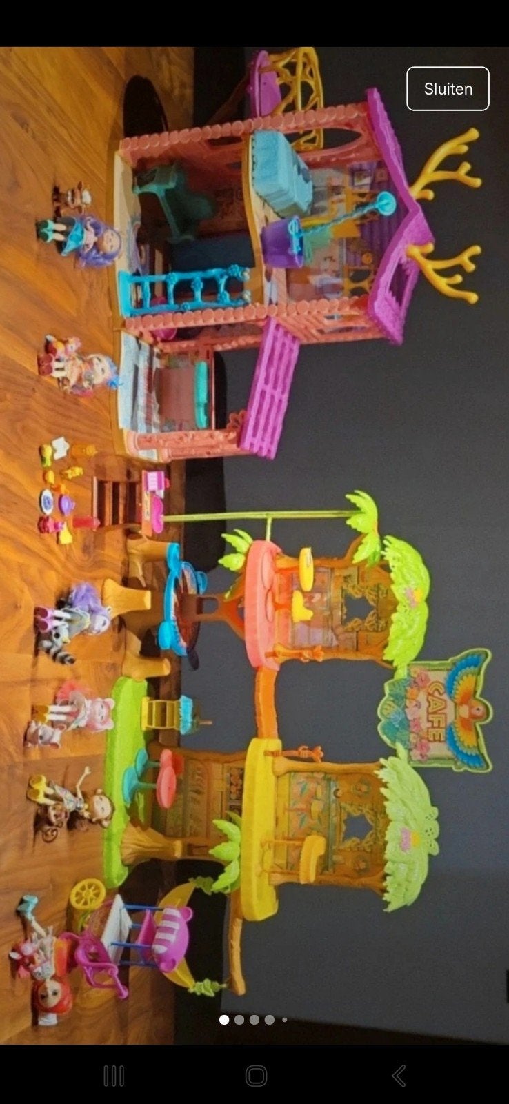 grand ensemble d'enchantements, Enfants & Bébés, Enlèvement ou Envoi, Comme neuf, Maison de poupées