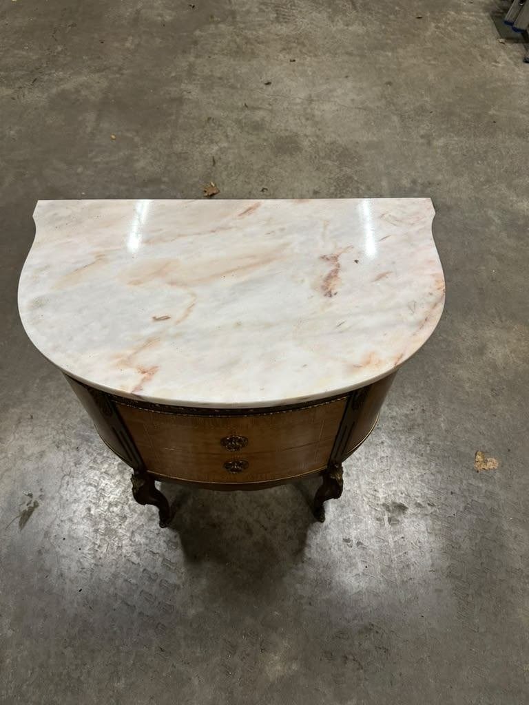 Commode de style Louis XV avec dessus en marbre, Antiquités & Art, Enlèvement