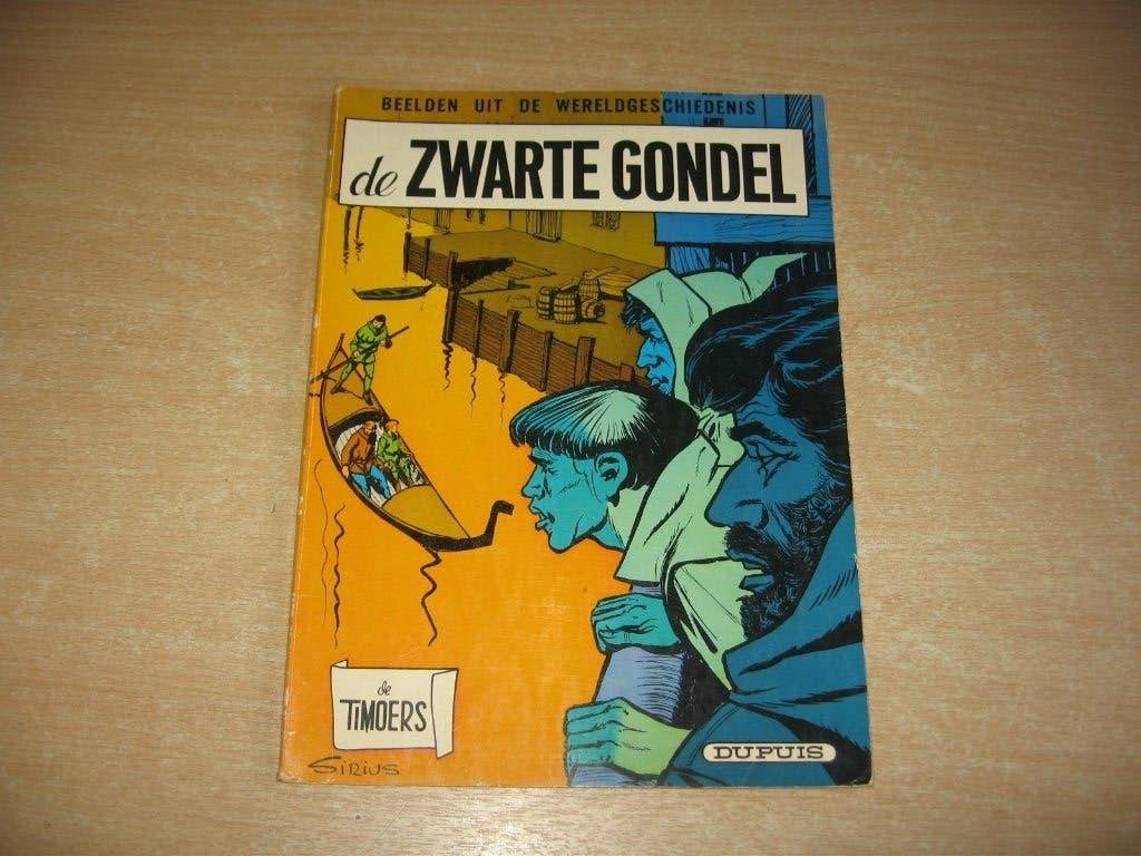 De Timoers 22 : De zwarte gondel - 1e druk 1967., Sirius ( Max Mayeu ), Enlèvement ou Envoi, Une BD, Utilisé
