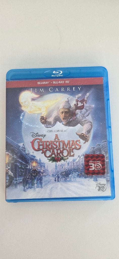 3D + 2D BR - A Christmas Carol (Jim Carey), CD & DVD, Blu-ray, Enlèvement ou Envoi, Anglais, Dessins animés et Film d'animation