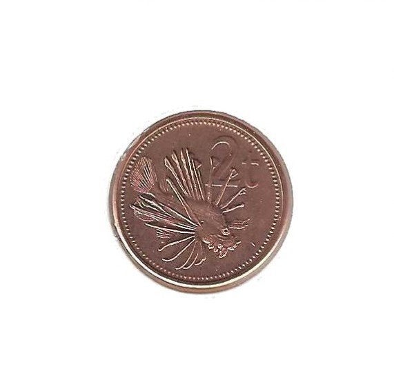 Papoea New Guinea, 2 Toea 2004., Postzegels en Munten, Munten | Oceanië, Ophalen of Verzenden, Losse munt