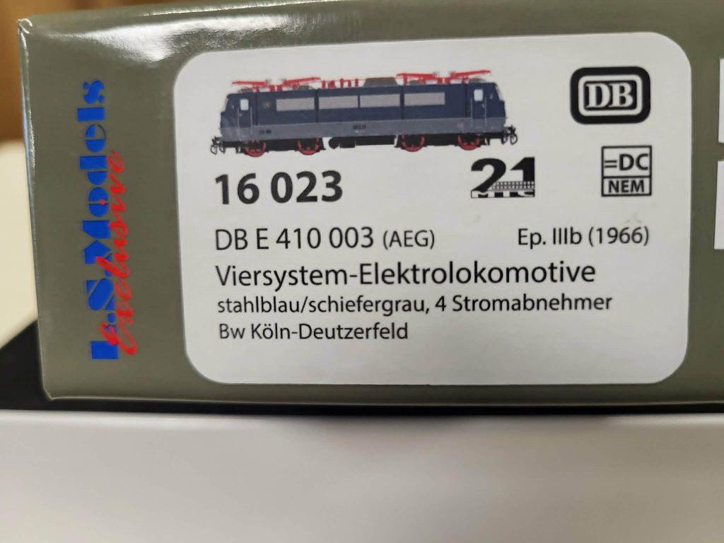 Loco Electrique DB ls modellen 16023, Nieuw, Ophalen of Verzenden, Analoog, Gelijkstroom