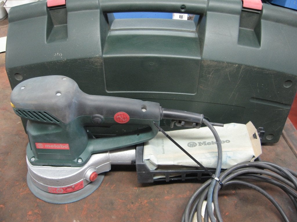 METABO SXE 450 DUO , avec variateur, Doe-het-zelf en Bouw, Gereedschap | Schuurmachines, Ophalen, Gebruikt, 600 tot 1200 watt