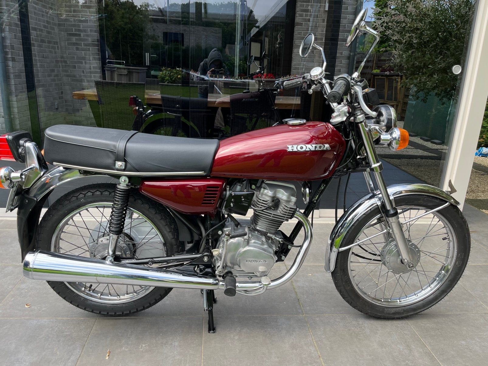 Gerestaureerde honda 125 cc, Particulier