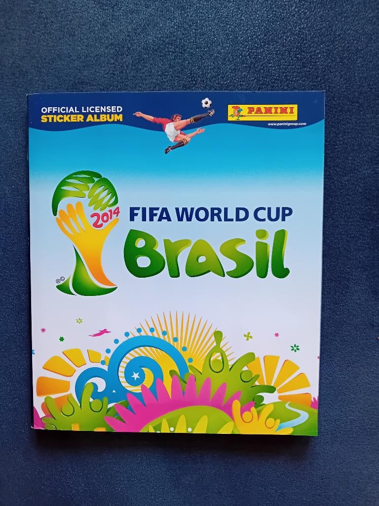 panini stickerboek WK Brazilië 2014, Ophalen of Verzenden, Zo goed als nieuw, Sport
