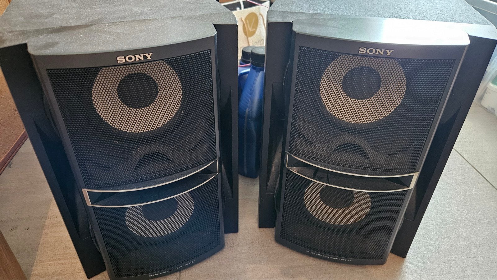 luidsprekerboxen sony 2 stuks, Audio, Tv en Foto, Luidsprekerboxen, Ophalen, Gebruikt, Sony