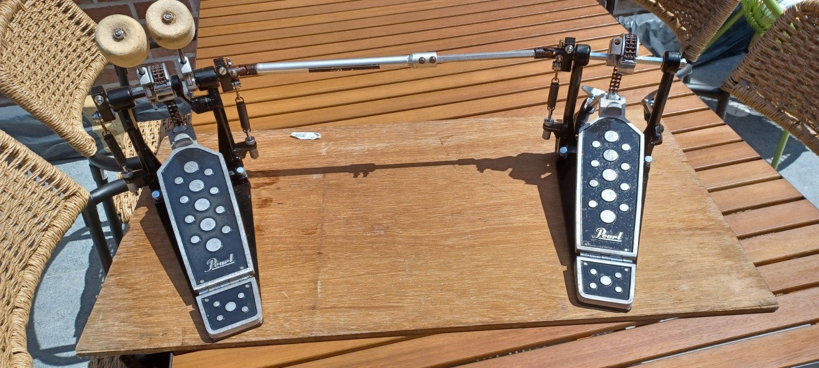 Pearl bassdrum twin pedall, Muziek en Instrumenten, Drumstellen en Slagwerk, Ophalen, Pearl