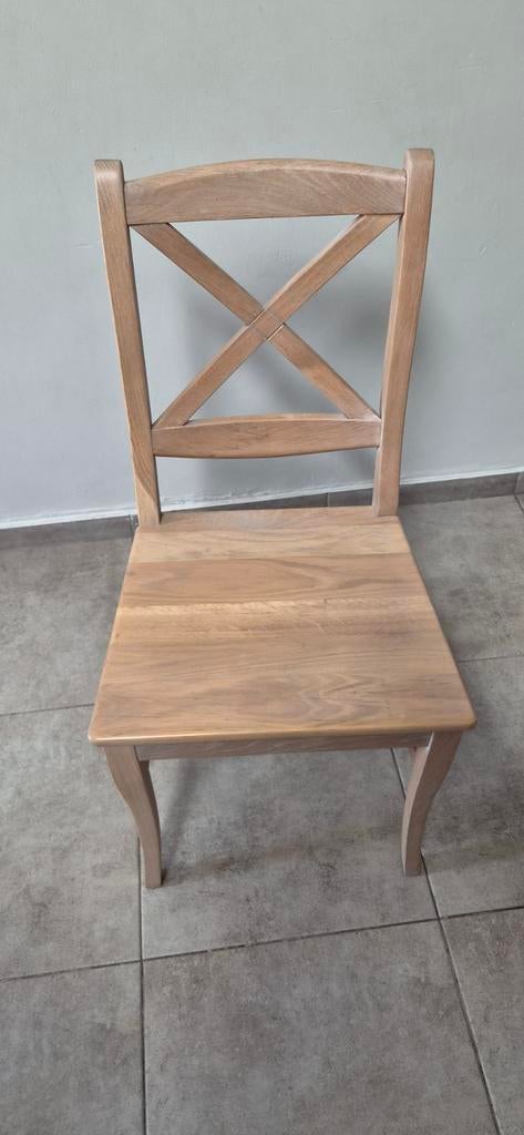 Eiken  stoelen  50 € voor 6, Ophalen of Verzenden, Stoel(en)