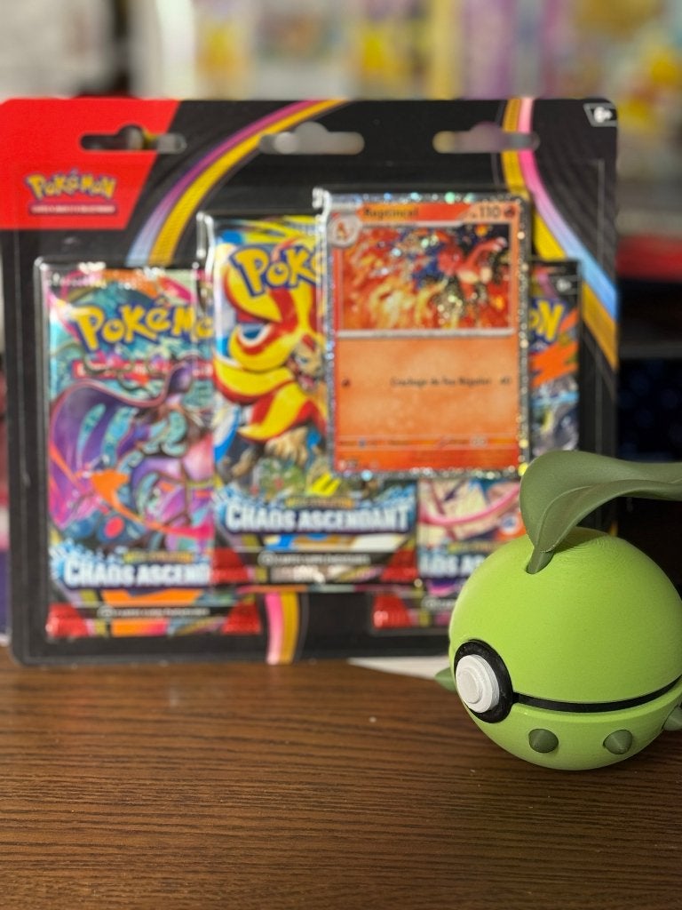 Tri-pack Pokemon Chaos Ascendant + Poke Ball 3D Pomdepik, Enlèvement ou Envoi, Neuf, Autres types
