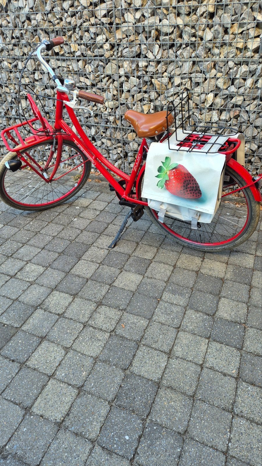 Stijlvolle Thompson Zulu‑M3 stadsfiets – rood – met voorrek, Fietsen en Brommers, Ophalen, Gebruikt, Versnellingen