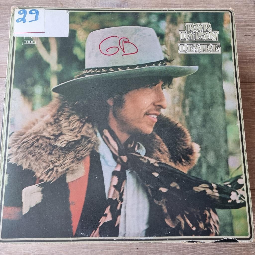 LP Bob Dylan – Desire, CD & DVD, Vinyles | Rock, 12 pouces, Enlèvement ou Envoi, 1970 - 1979, Utilisé
