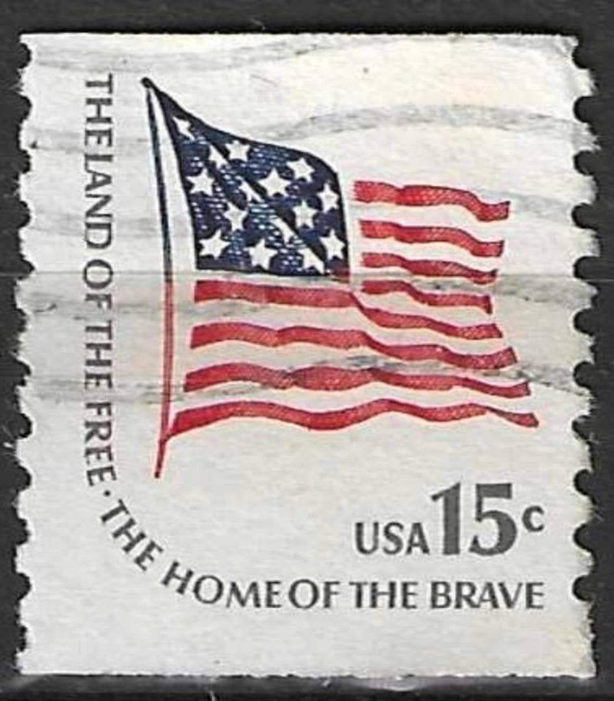 USA 1978 - Yvert 1204a - Vlag Fort Mc. Henry (ST), Verzenden, Gestempeld