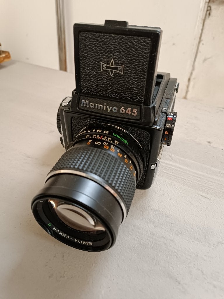Appareil photo Mamiya 645, Ophalen, Gebruikt, Spiegelreflex, Overige Merken