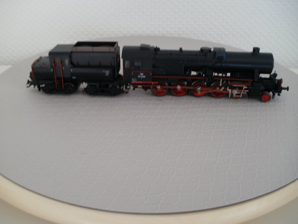 Marklin Ho Stoomlok met cabine tender no 3416+ dig ovp., Wisselstroom, Locomotief, Nieuw, Ophalen of Verzenden
