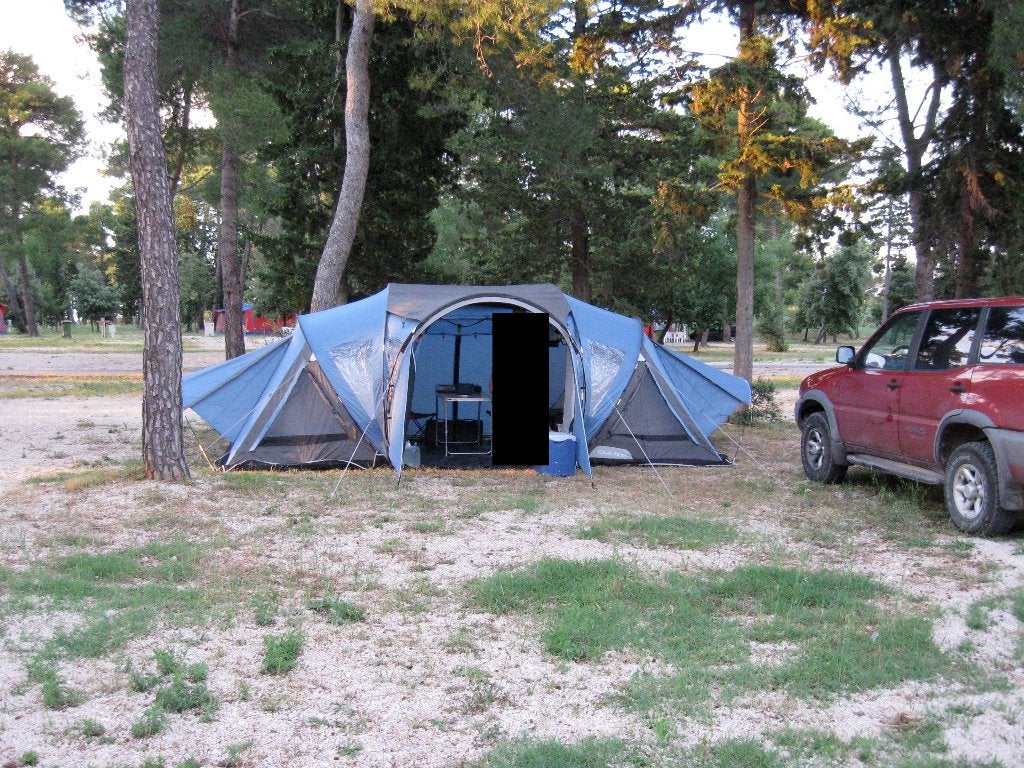 Tent Quechua T4.2 XL air, Ophalen, Gebruikt, Tot en met 4