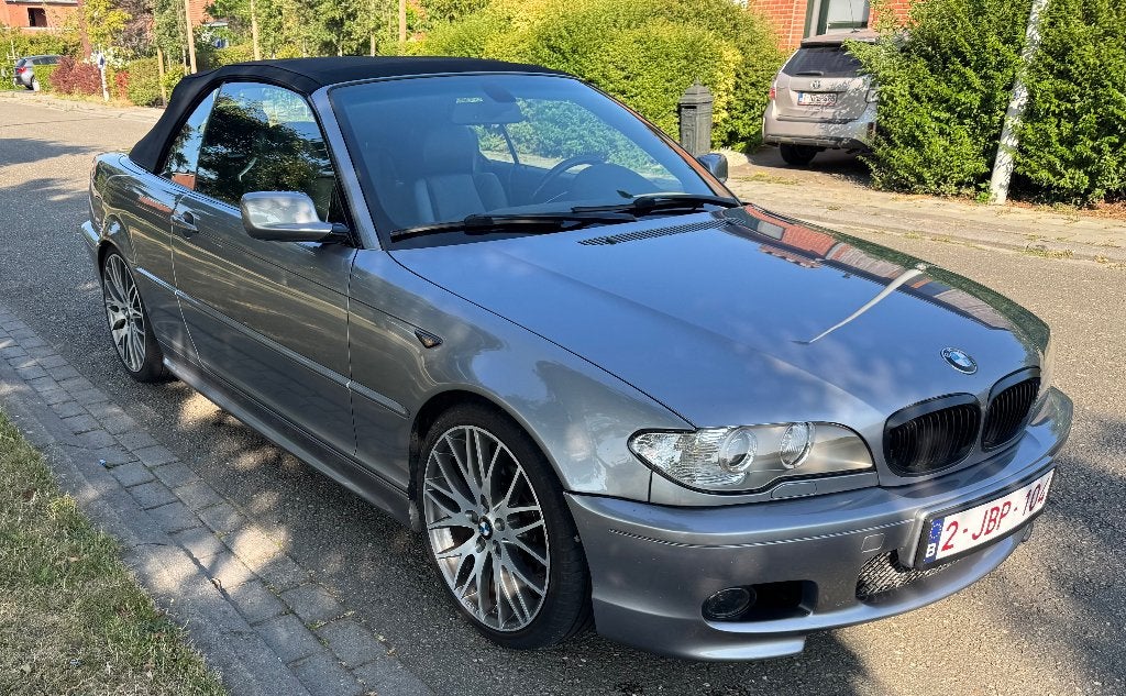BMW 318ci Cabrio Automaat, Autos, Cuir, Argent ou Gris, Achat, Cabriolet