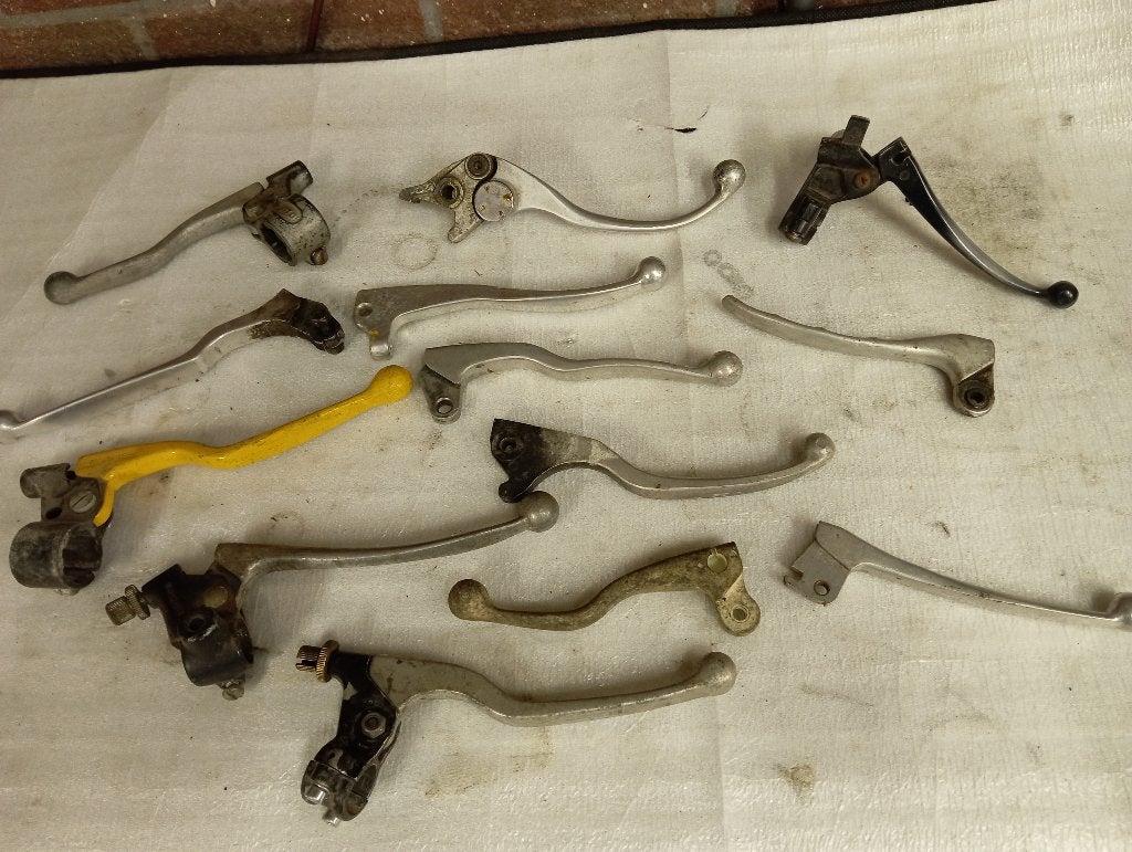 Set vintage hendels en cocottes, Motoren, Ophalen of Verzenden, Gebruikt