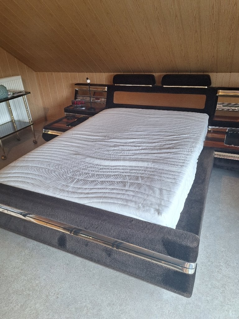 Vintage volledige slaapkamer., Ophalen, Zo goed als nieuw, Tweepersoons