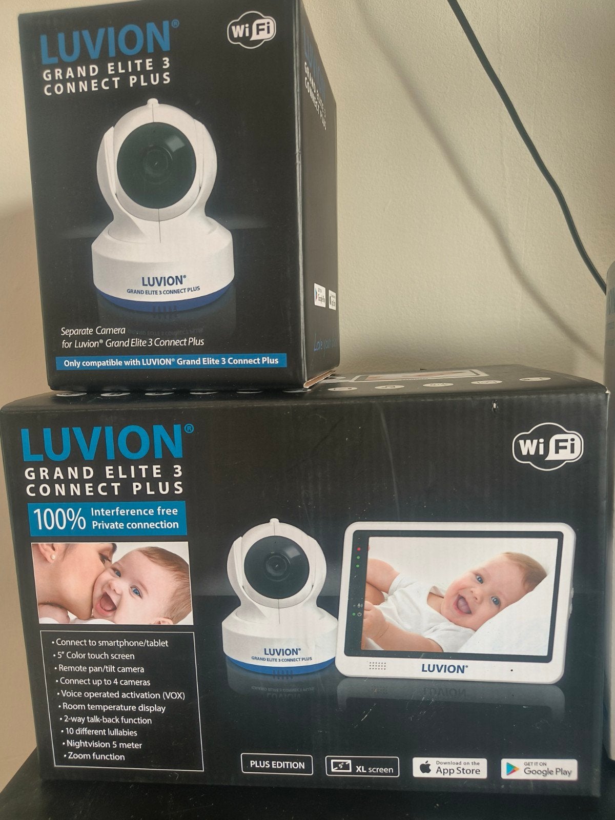 Luvion kindermonitor, Ophalen, Camera