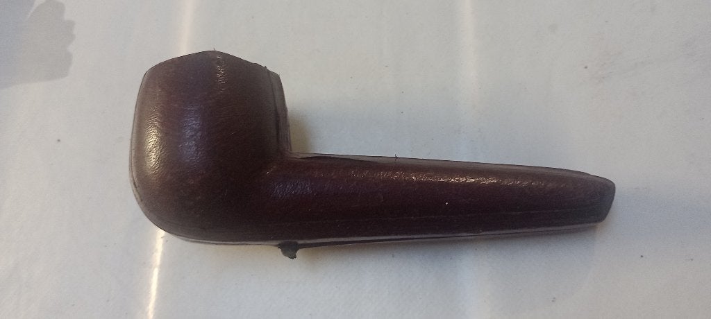 Étui à pipe ancien Duvellier-Lecomte Tournai, Collections, Enlèvement ou Envoi, Autres types
