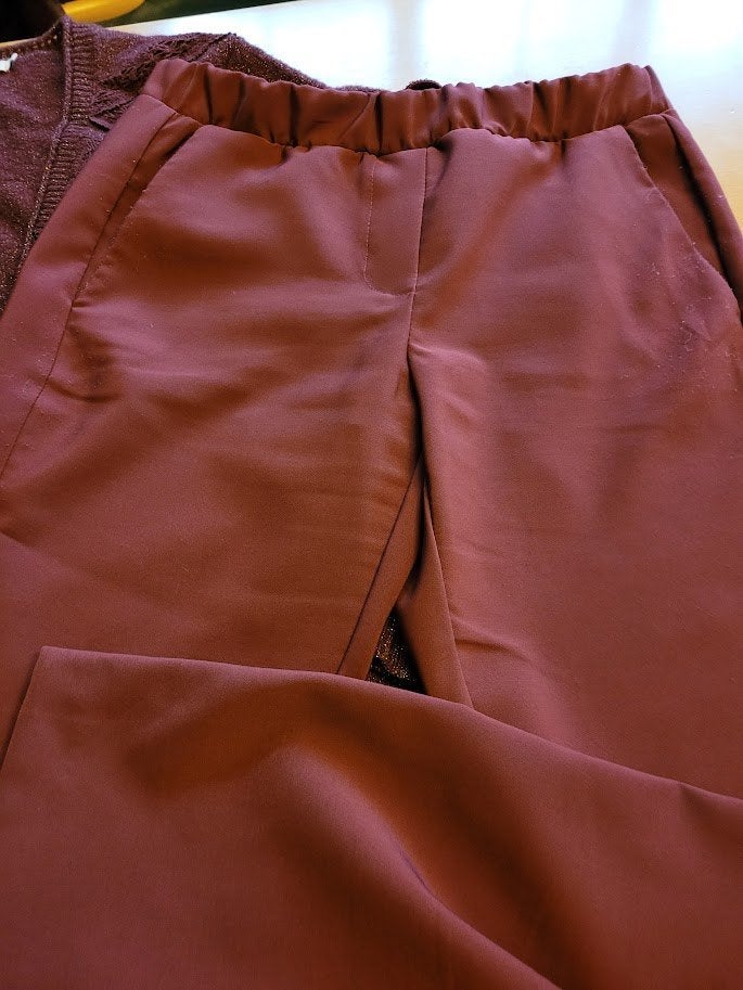 pantalon bordeaux, Taille 38/40 (M), Enlèvement ou Envoi, Autres couleurs, Comme neuf