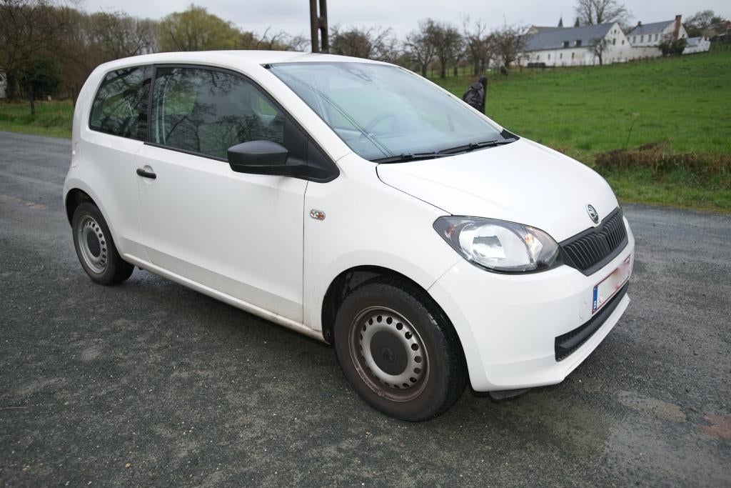 Skoda Citigo 19.000km, topstaat, Auto's, Skoda, Voorwielaandrijving, 103 g/km, Wit, Handgeschakeld