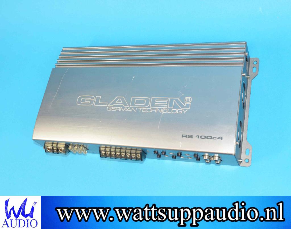 Gladen RC100C4 4 kanaals versterker, Ophalen of Verzenden, Gebruikt