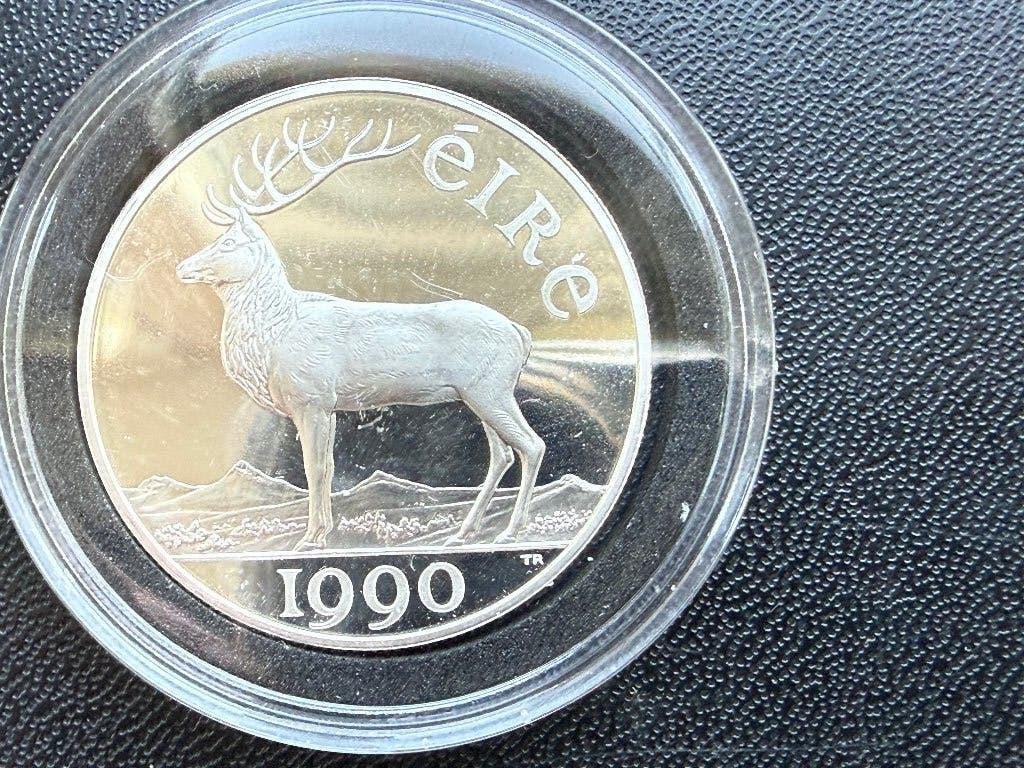 10 ecu 1999 Ierland, Postzegels en Munten, Verzenden, Ierland, Zilver