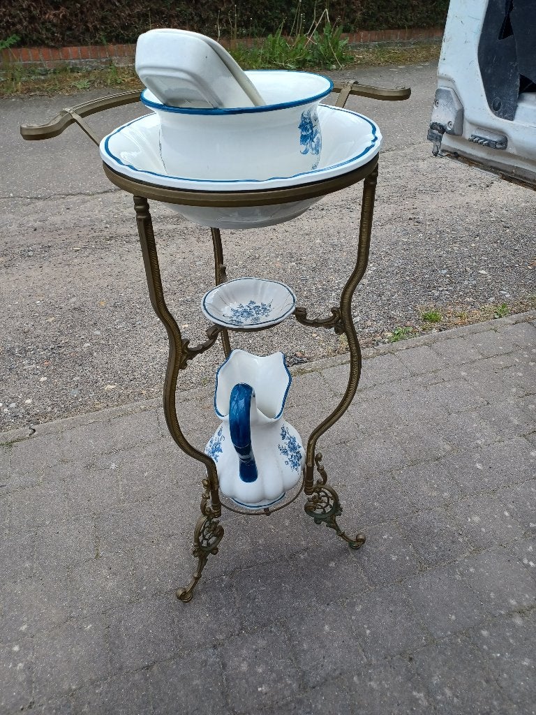 antieke wastafel, delftsblauw, Antiek en Kunst, Ophalen
