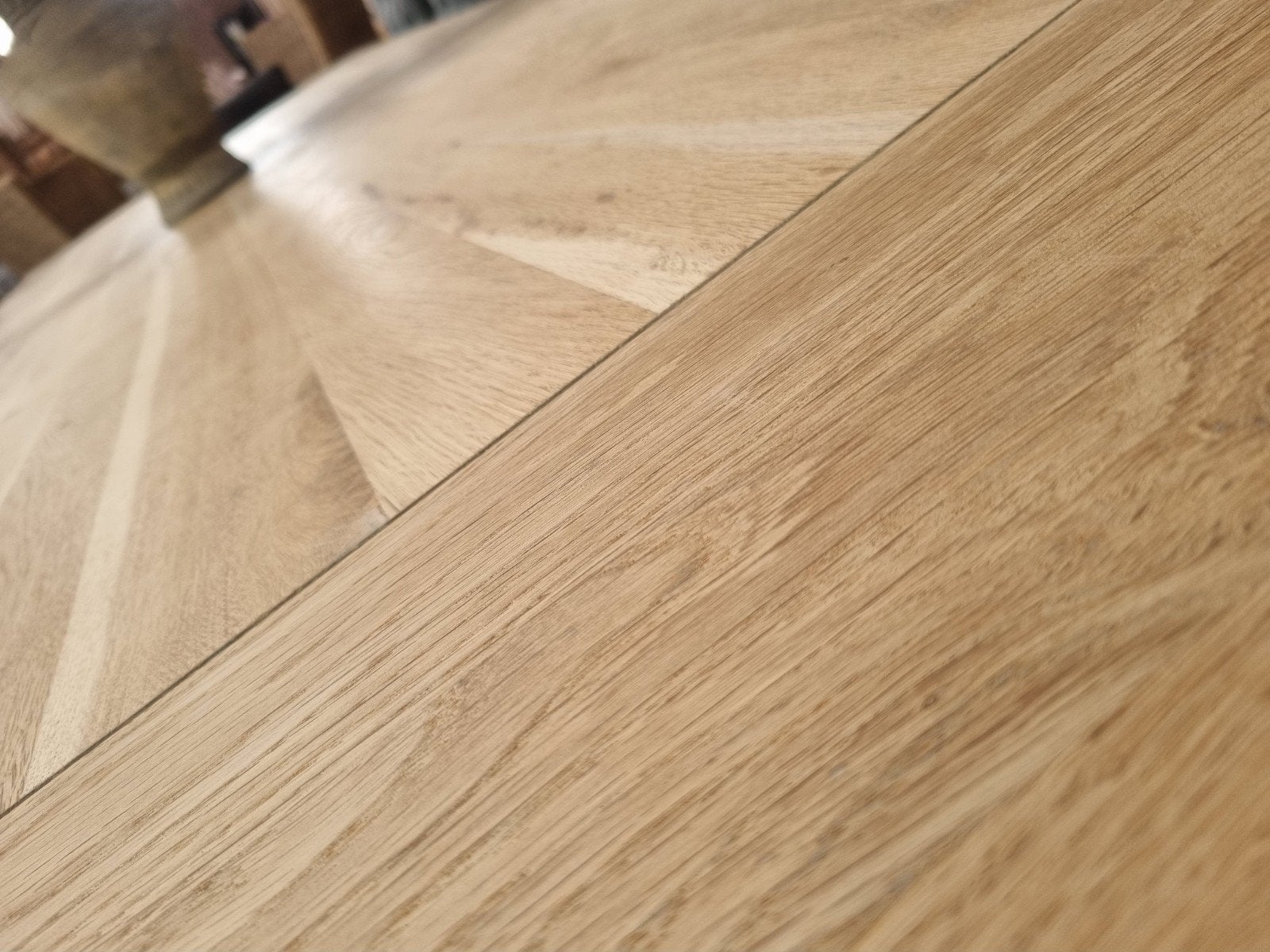 Eiken xxl eettafel art, Huis en Inrichting, Ophalen, 100 tot 150 cm, ., Eikenhout