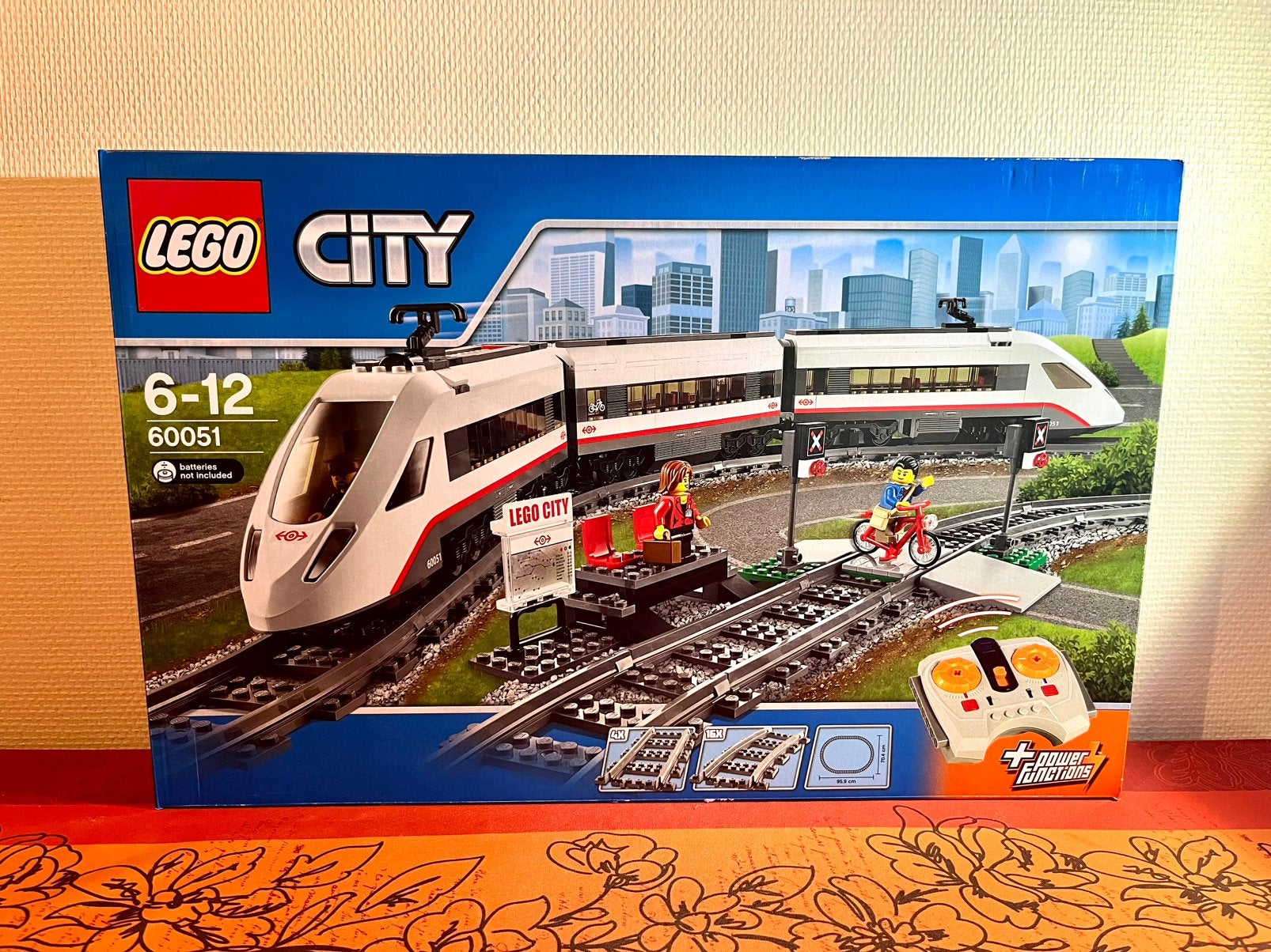 LEGO City 60051 Train de voyageurs à grande vitesse, City, Lego, Ensemble complet, Comme neuf