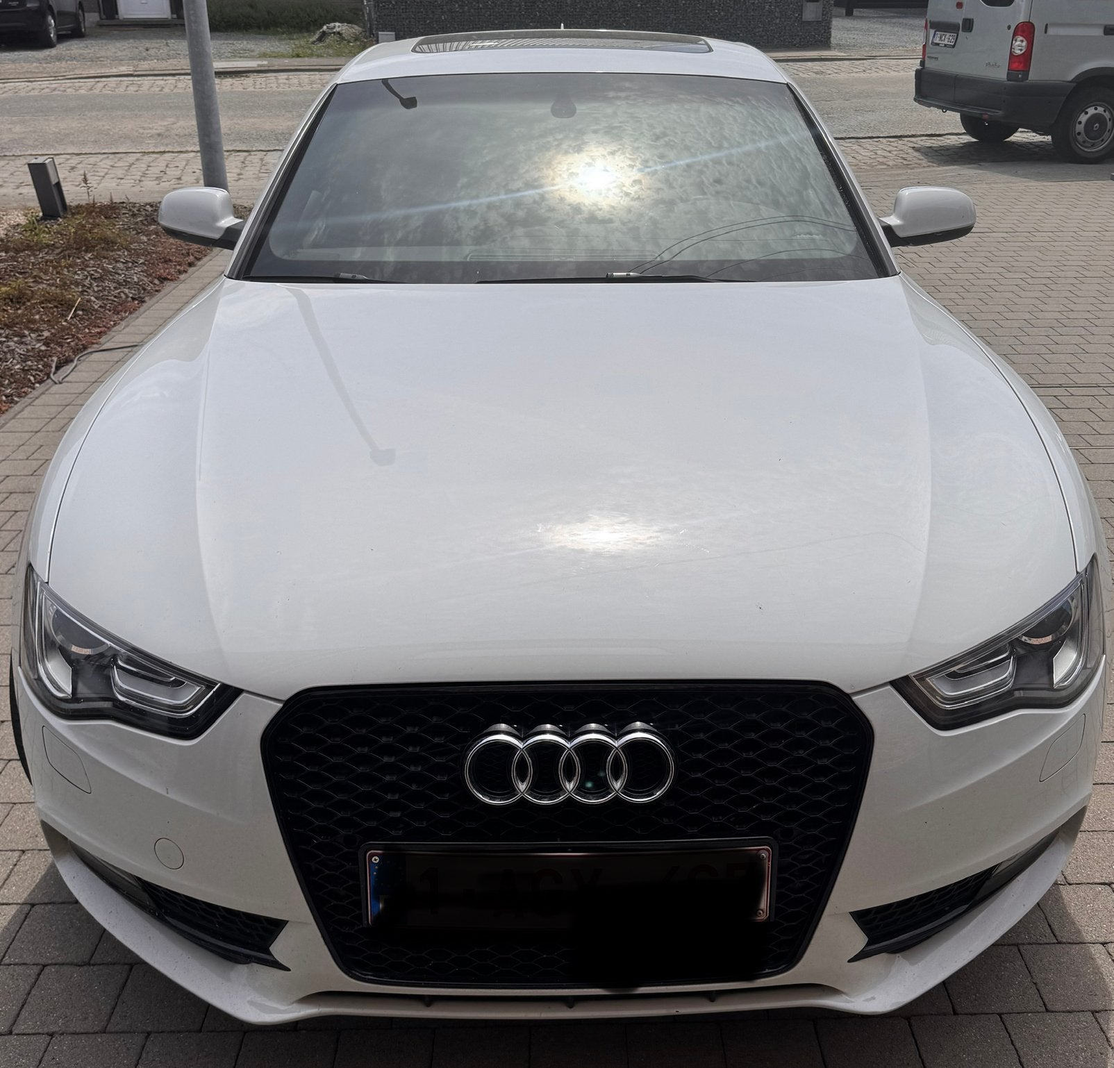 Audi A5 Sportback, Auto's, Audi, Euro 5, Zwart, Wit, Leder