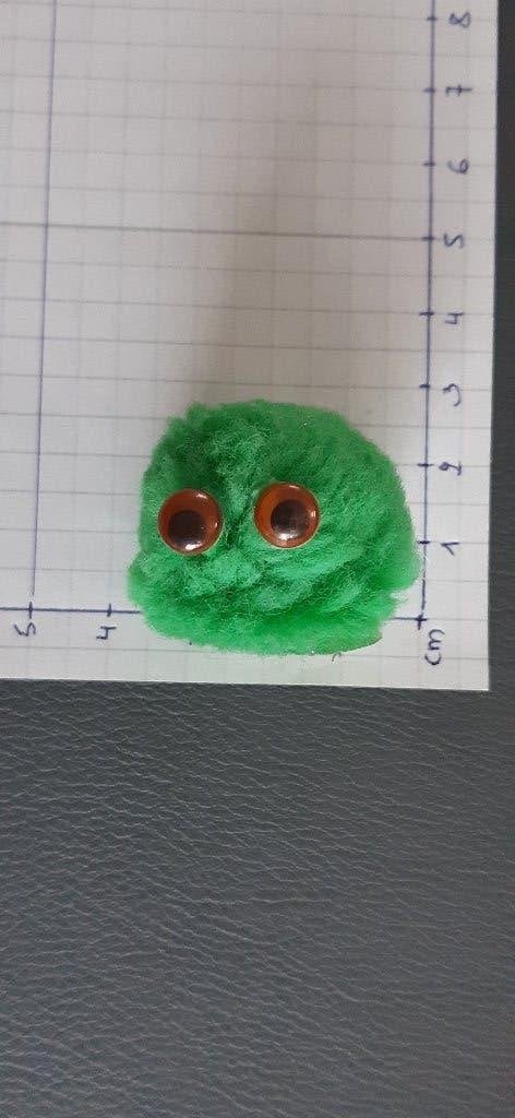 mini-figurine : pompon aux yeux marrons (ancien Weepul ? ?), Collections, Enlèvement ou Envoi, Comme neuf