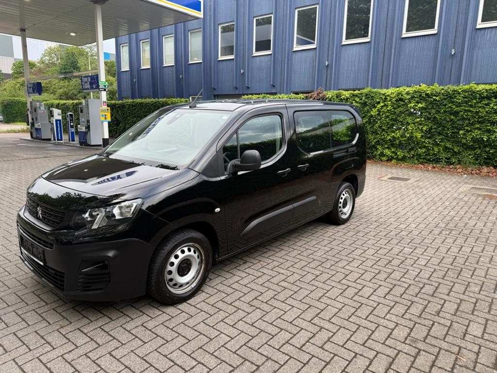 PEUGEOT PARTNER 1.5D 2021 118000KM AIRCO KEURING EURO6B 5PL, Stof, Euro 6, Zwart, Particulier