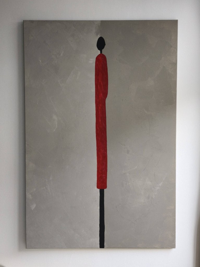 tableau, Enlèvement, Peinture acrylique, Portrait ou Personnes, Toile