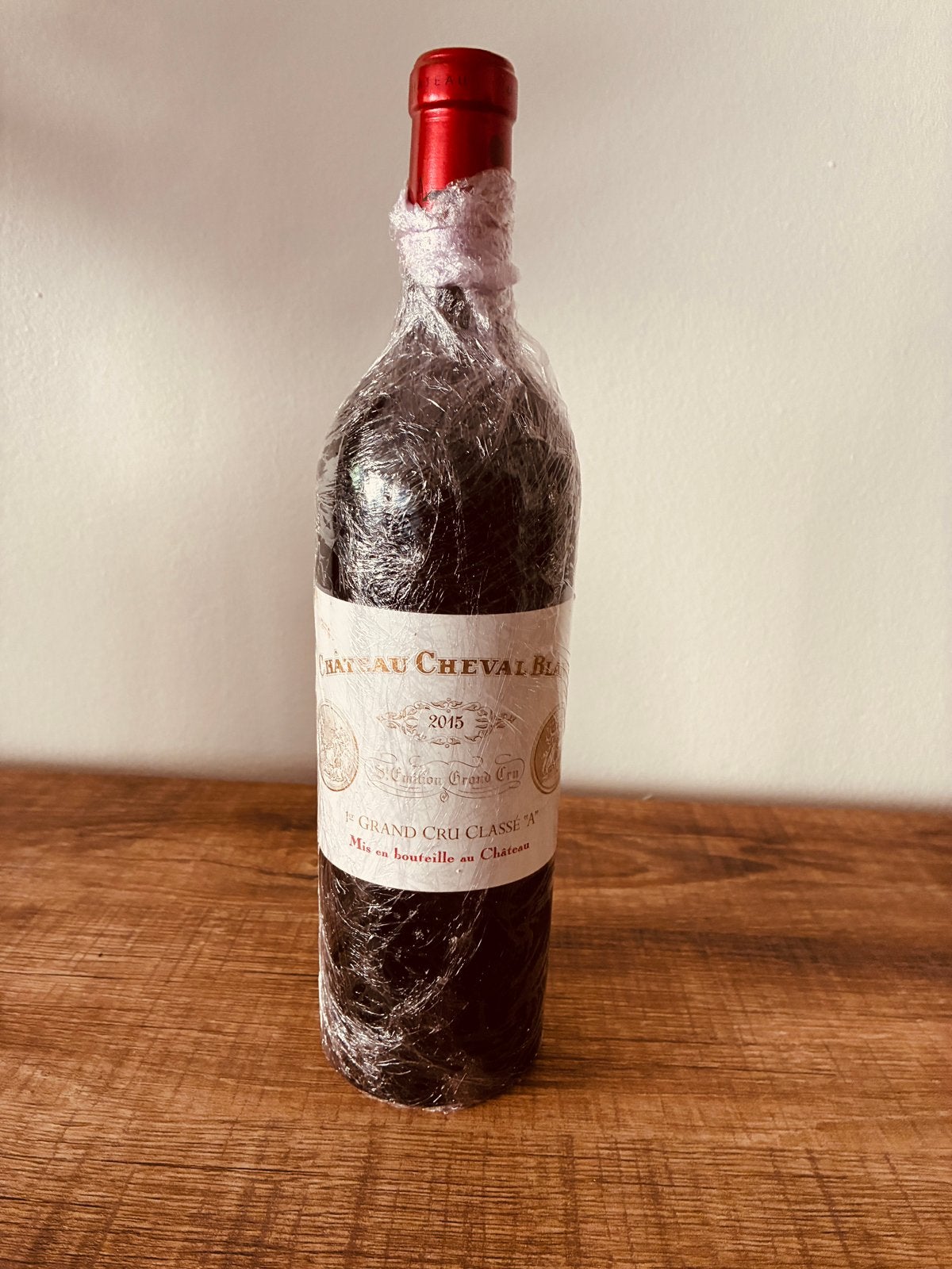 1 x Château Cheval Blanc 2015, Verzamelen, Wijnen, Ophalen, Frankrijk, Nieuw, Rode wijn