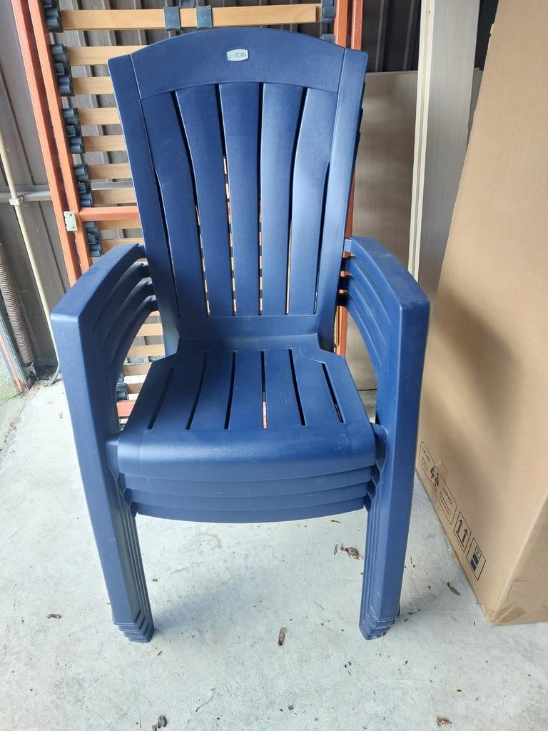 Stapelbare tuinstoelen Jardin, Tuin en Terras, Ophalen, Plastic