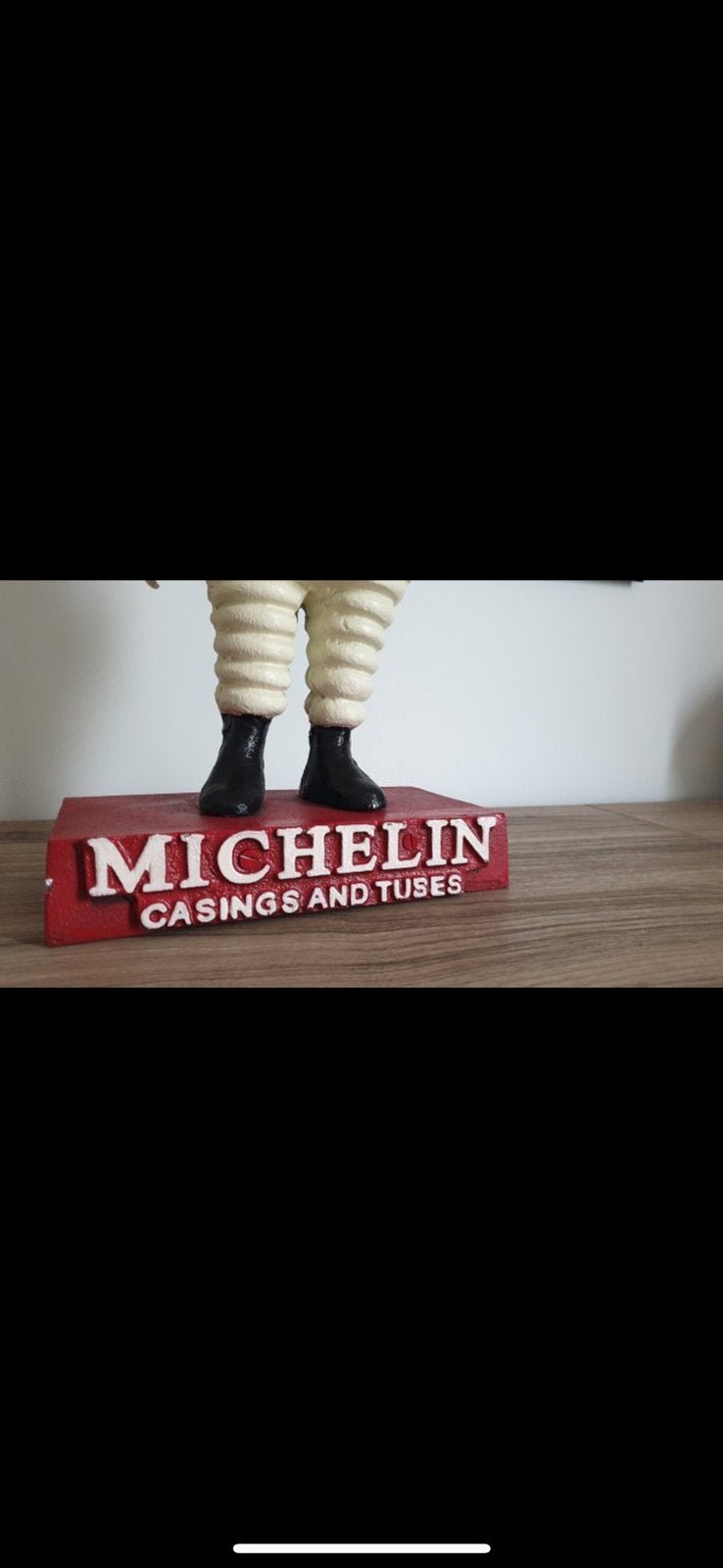 Michelin Bibendum statue en fonte 8kg 34cm Déco vintage, Collections, Enlèvement, Comme neuf