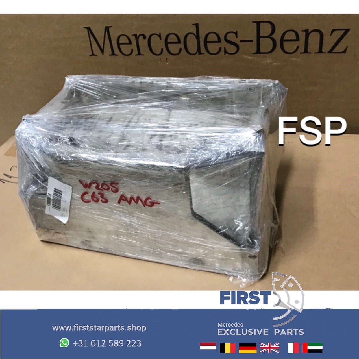 W205 C63 AMG ACCUBAK aluminium ACCU HOUDER BAK Mercedes C 63, -, Utilisé, -, -