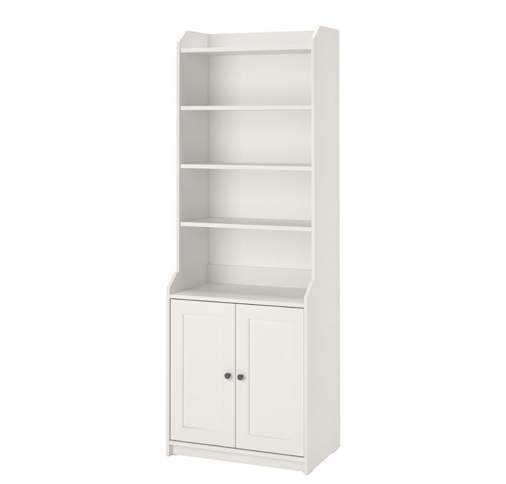IKEA HAUGA High Cabinet with 2 Doors – White, Ophalen, Zo goed als nieuw